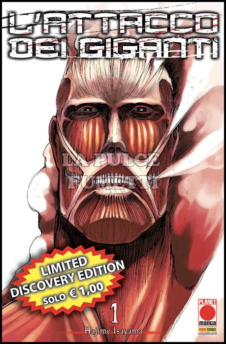 GENERATION MANGA #     1 - L'ATTACCO DEI GIGANTI 1 - LIMITED DISCOVERY EDITION